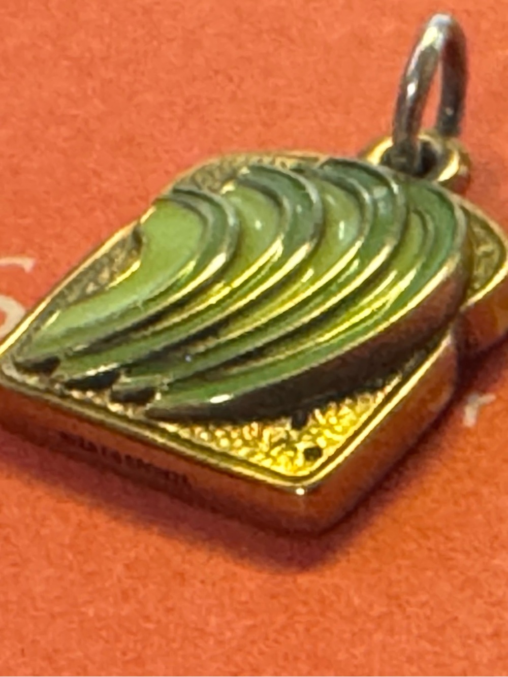 James Avery Retired Avocado Toast Enamel Charm New With Box